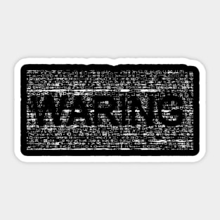 matrix warning Sticker